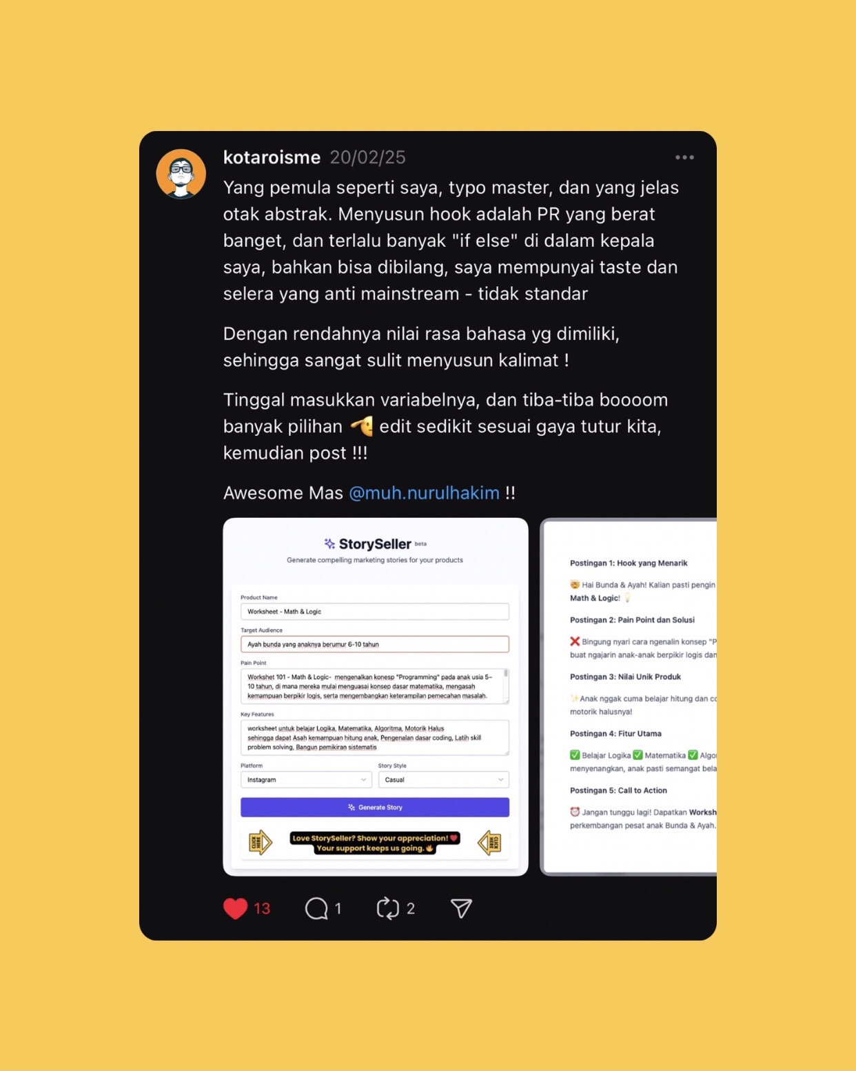 Testimoni Kotaroisme